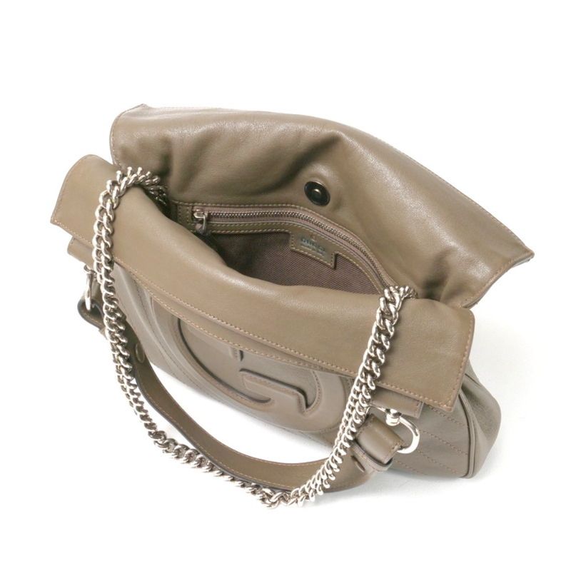 Gucci Blondie Handbag Interlocking G Small Tote Bag Chain Bag 2way [final Price