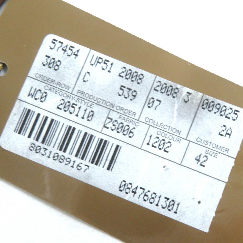 Gucci Wool Cles Button Single Tailored Jacket Gray 42 Genuine