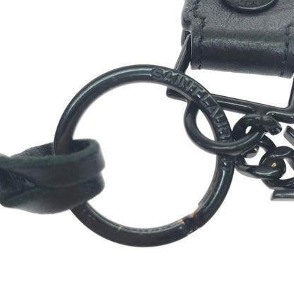 Saint Laurent (Yves Saint Laurent) Key Holder Key Ring Logo Plate Type