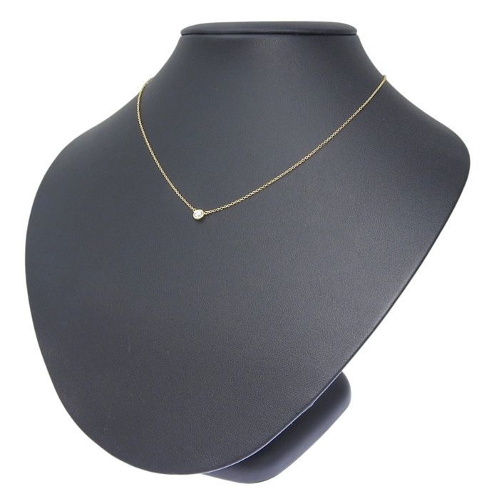 Tiffany & Co Tiffany & Co By-the-yard Diamond Necklace 18K Yellow Gold 750