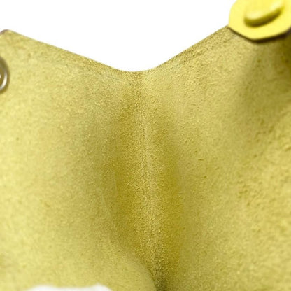 Hermes Pass Port Case Tarmac PM X Engraved Yellow Silver Hardware Hermes