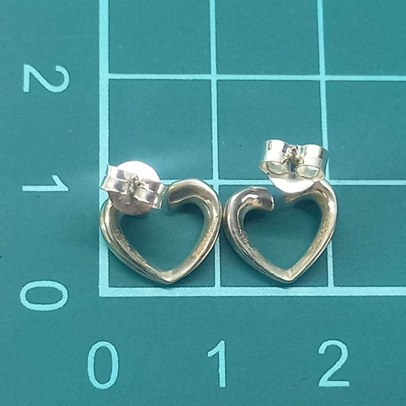 Paloma Picasso Tenderness Heart Earrings 925 Silver Tiffany &co