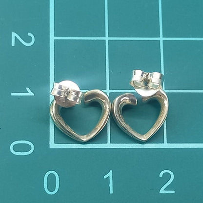 Paloma Picasso Tenderness Heart Earrings 925 Silver Tiffany &co