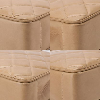 Chanel Matelasse Turnlock Decacoco Handbag In Lambskin Beige With Gold Hardware