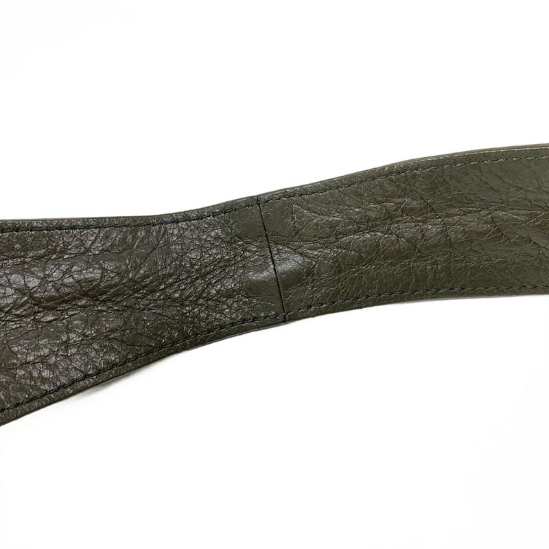 Balenciaga Shoulder Bag Super Busy Small Thing Bag 702167 Khaki Lambskin