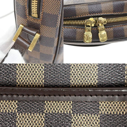 Louis Vuitton Ipanema PM Damier Ebène Shoulder Bag N51294 95ka755