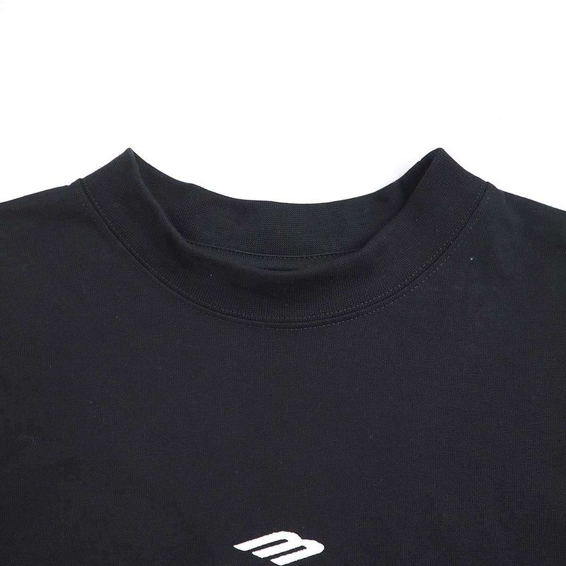 Balenciaga Logo Embroidery T-Shirt 802038 Tmva5 Black XS