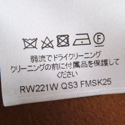 Louis Vuitton 22SS Wool Silk Monogram LV Gold Button Trapeze Miniskirt Brown 40