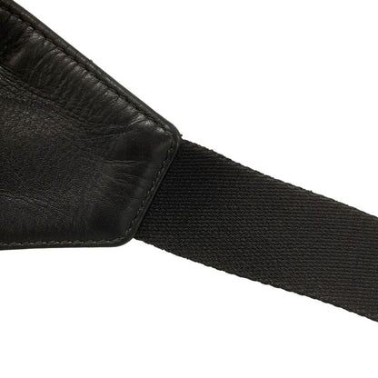 Bottega Veneta Intrecciato Black Leather Waist Pouch