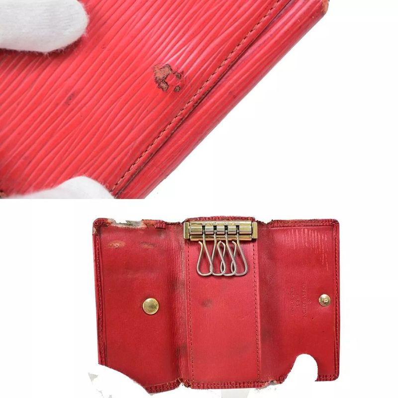 Louis Vuitton Wallet Epi Monogram Damier Key Case Bifold Wallet 39bs094