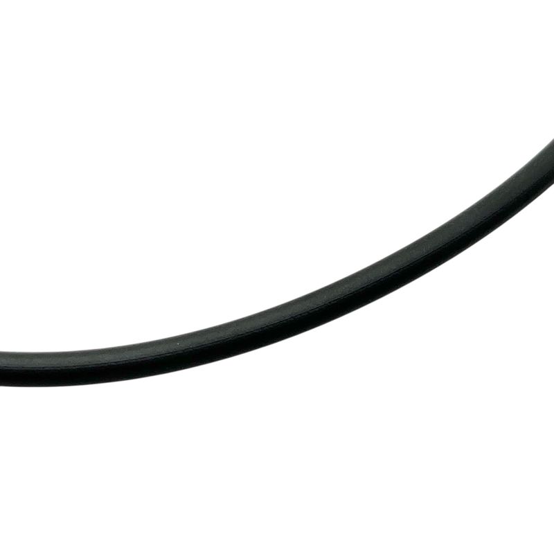 Tiffany & Co Surfer Paloma Grube Necklace Black Unisex Rubber Silver