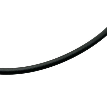 Tiffany & Co Surfer Paloma Grube Necklace Black Unisex Rubber Silver