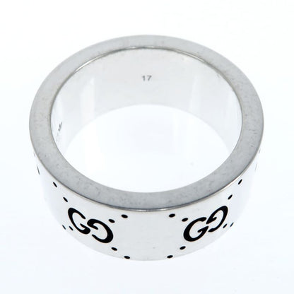 Gucci Adidas Collaboration Ring Engraving Wide Trefoil 17 Ag925 Jewelry