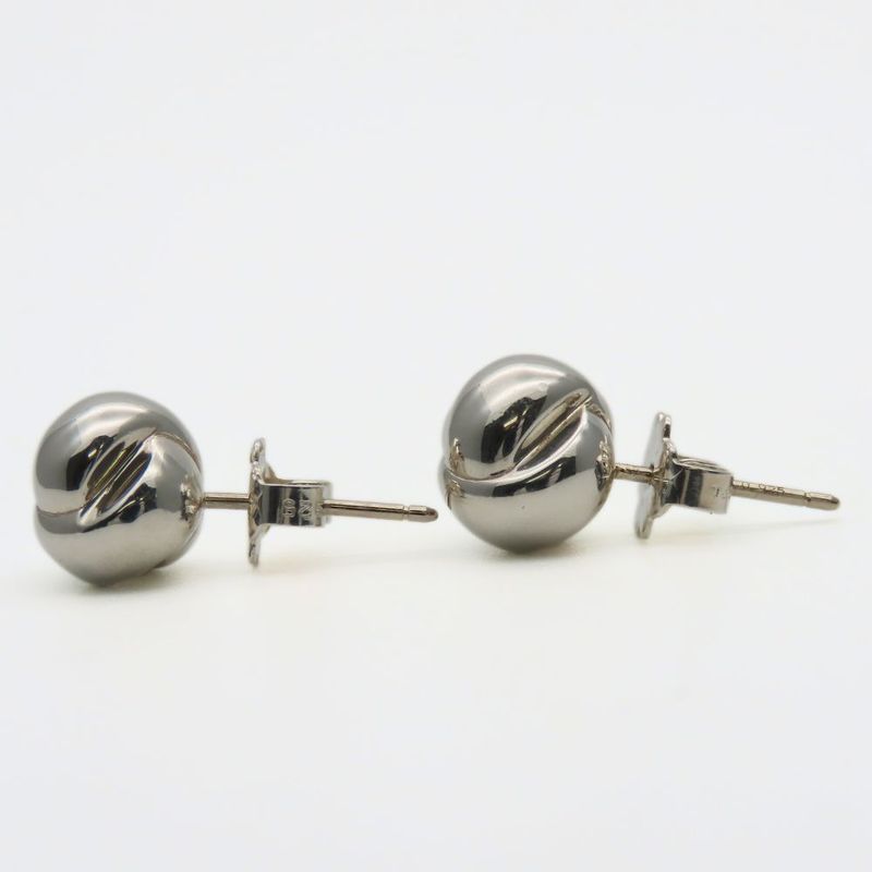 Tiffany & Co Earrings Knot Earrings Ball Silver 925 Approx 6.9g Silver Accessori