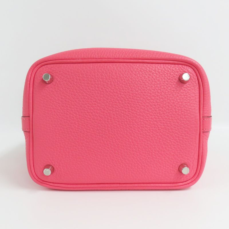 Hermes Picotin Rock PM Eclat Rose Azalea Terbatie Taurillon Clemence