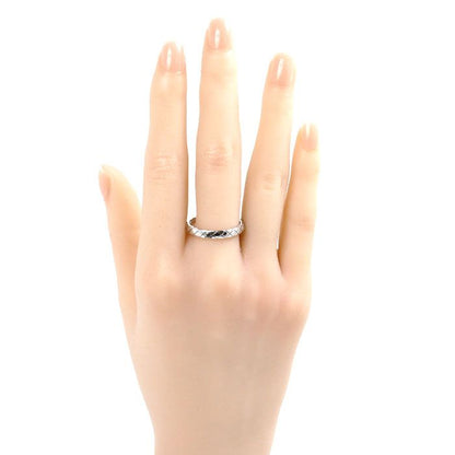 Chanel 18K White Gold White Togo Old Coco Crush Ring / Ring J11793 20 No 61 45g