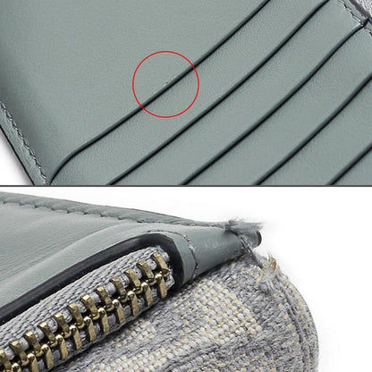 Dior Saddle Zip Card Holder Oblique Jacquard Gray