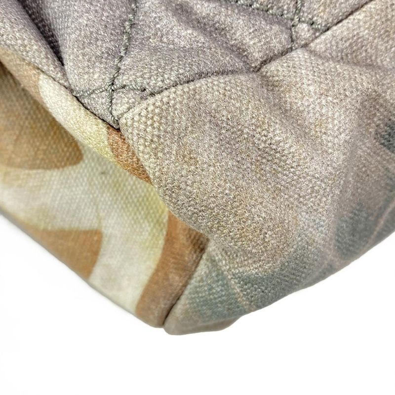 Chanel Backpack Sac Graffiti Canvas Backpack A92352 Grey X Beige X Multi