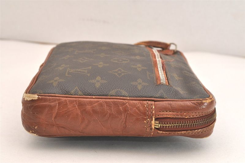 Louis Vuitton Monogram Pochette Sport Clutch Handbag Old Shape 3567n