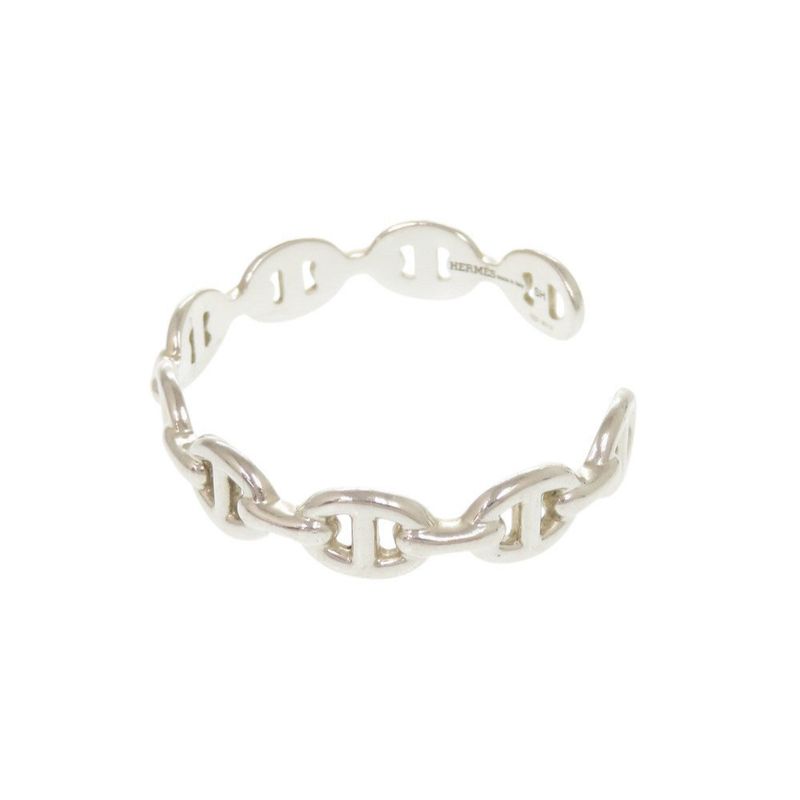 Hermes Chaine D'ancre Anchene SH Silver 925 Bangle Bracelet 1040 Hermes