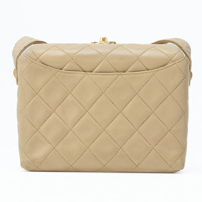 Chanel Shoulder Bag Tote Bag Lambskin Matelasse Top Turnlock One Shoulder Bag