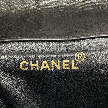 Chanel Backpack Daypack Matelasse Lambskin Black Gold Hardware Women