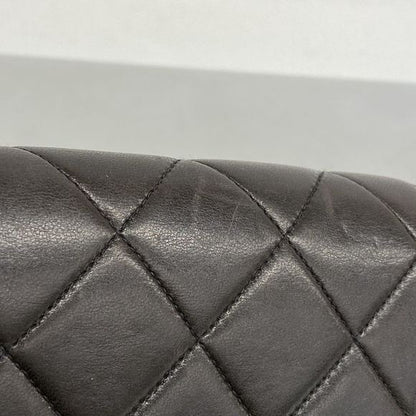 Chanel Backpack Daypack Matelasse Lambskin Black Gold Hardware Women