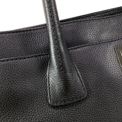 Chanel Tote Bag Executive Line255 A29292 Black Silver Hardware