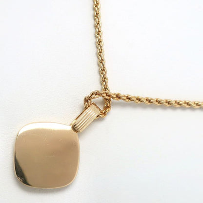 [dior] Christian Dior CD Logo Gold Plated And Rhinestone Ladies 12.5g Necklace