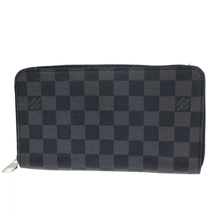 Louis Vuitton Zippy Organizer Damier Graphite Long Wallet N63077 81bs093