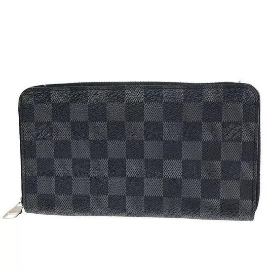 Louis Vuitton Zippy Organizer Damier Graphite Long Wallet N63077 81bs093
