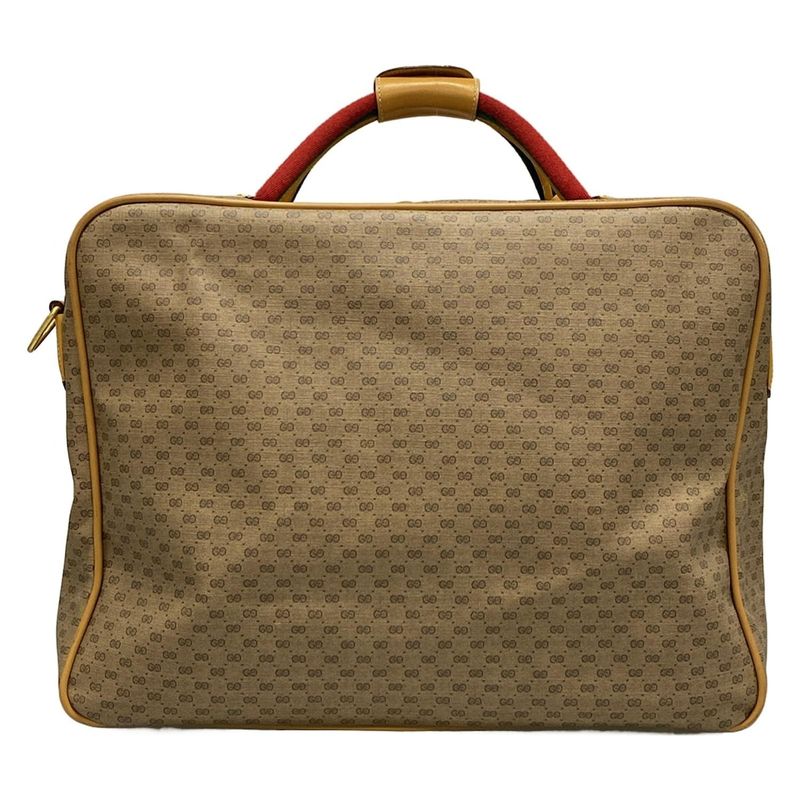 Gucci Boston Bag Old Guccisherry 1239 Beige X Light Brown X Multi Leather