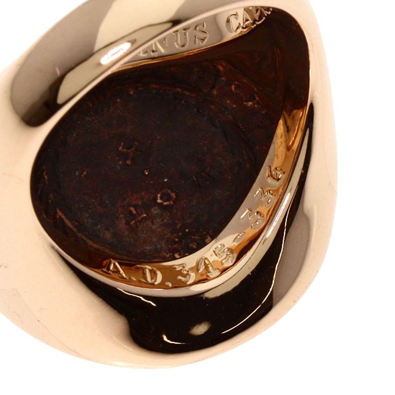 Bvlgari Bulgari Motene Coin Ring - 18K Pink Gold Ladies