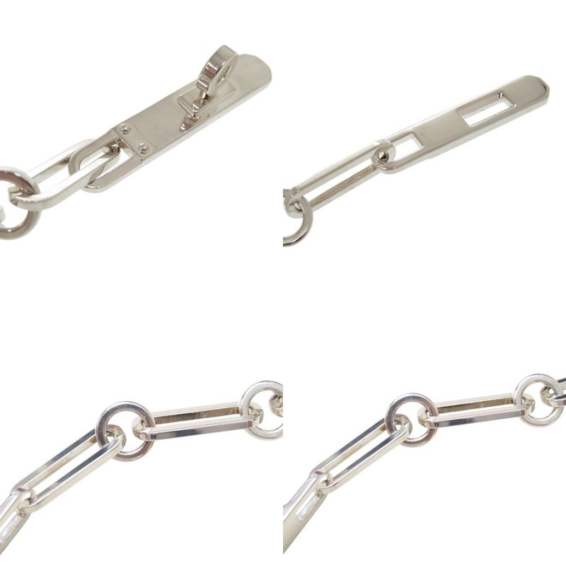Hermes Alpha Kelly Silver 925 Necklace 1568 Hermes