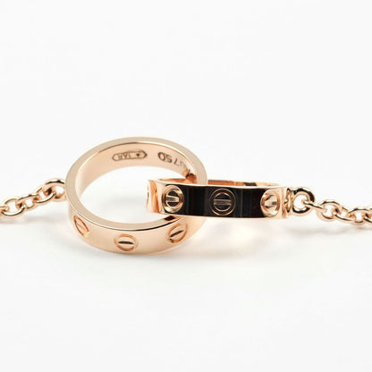 Cartier Baby Love 18K Pink Gold Ladies 6.48g Necklace