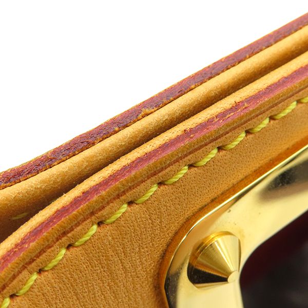 Louis Vuitton 2way Bag Judy GM Monogram Multicolor Bronze Gold Hardware White