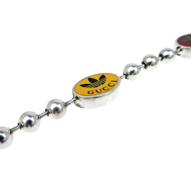 Gucci Adidas Collaboration Bracelet Ball Chain 16 Ag925 Multicolor