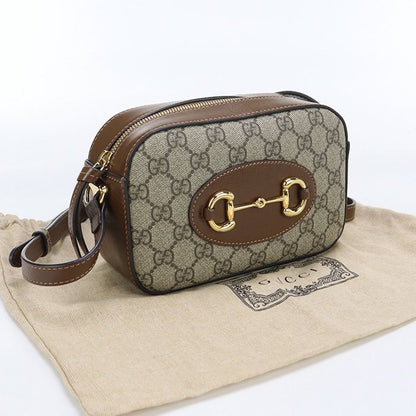 Gucci Small Camera Bag Horsebit 1955 760196 Crossbody Shoulder Bag GG Supreme