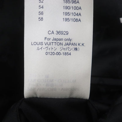  Louis Vuitton Hkb90w Damier Hooded Zip-up Jacket Black White 44 Made In Italy