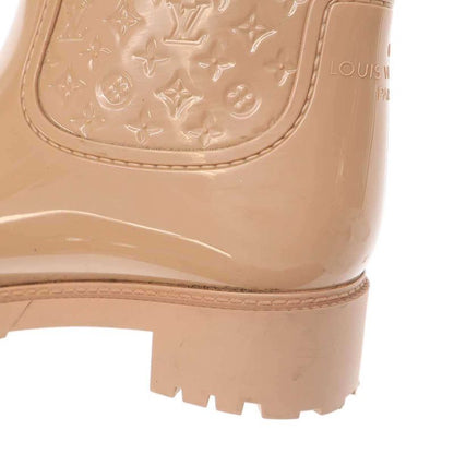 Louis Vuitton Splash Line Monogram Rain Boots Beige 37