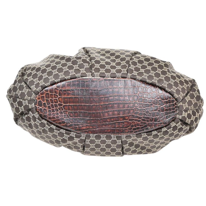 Celine Hand Shoulder Bag 2way Macadam Brown 62ka955