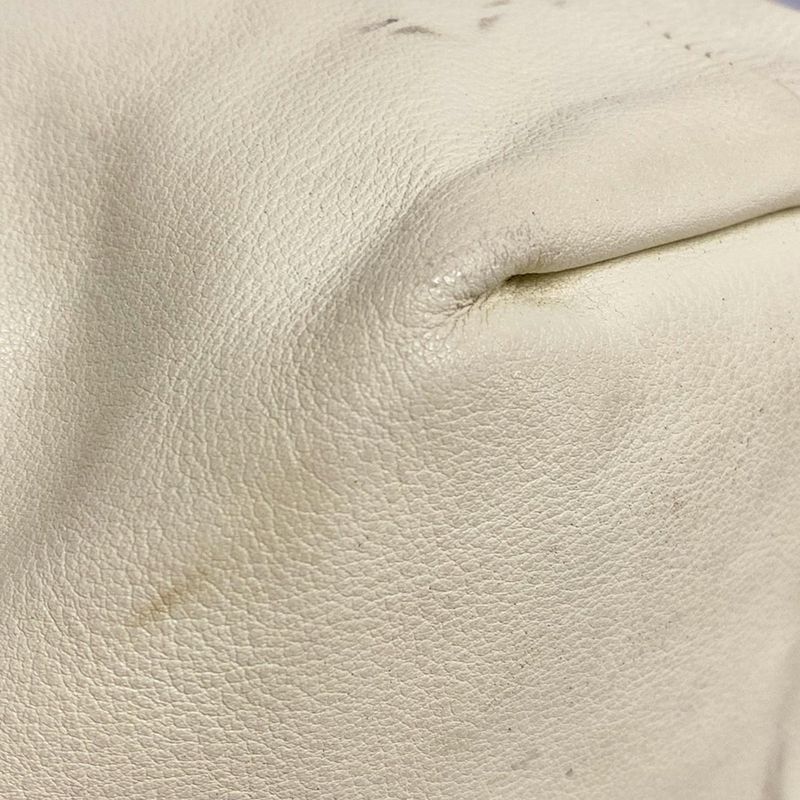 Bottega Veneta Handbag Double Knot Ivory Leather