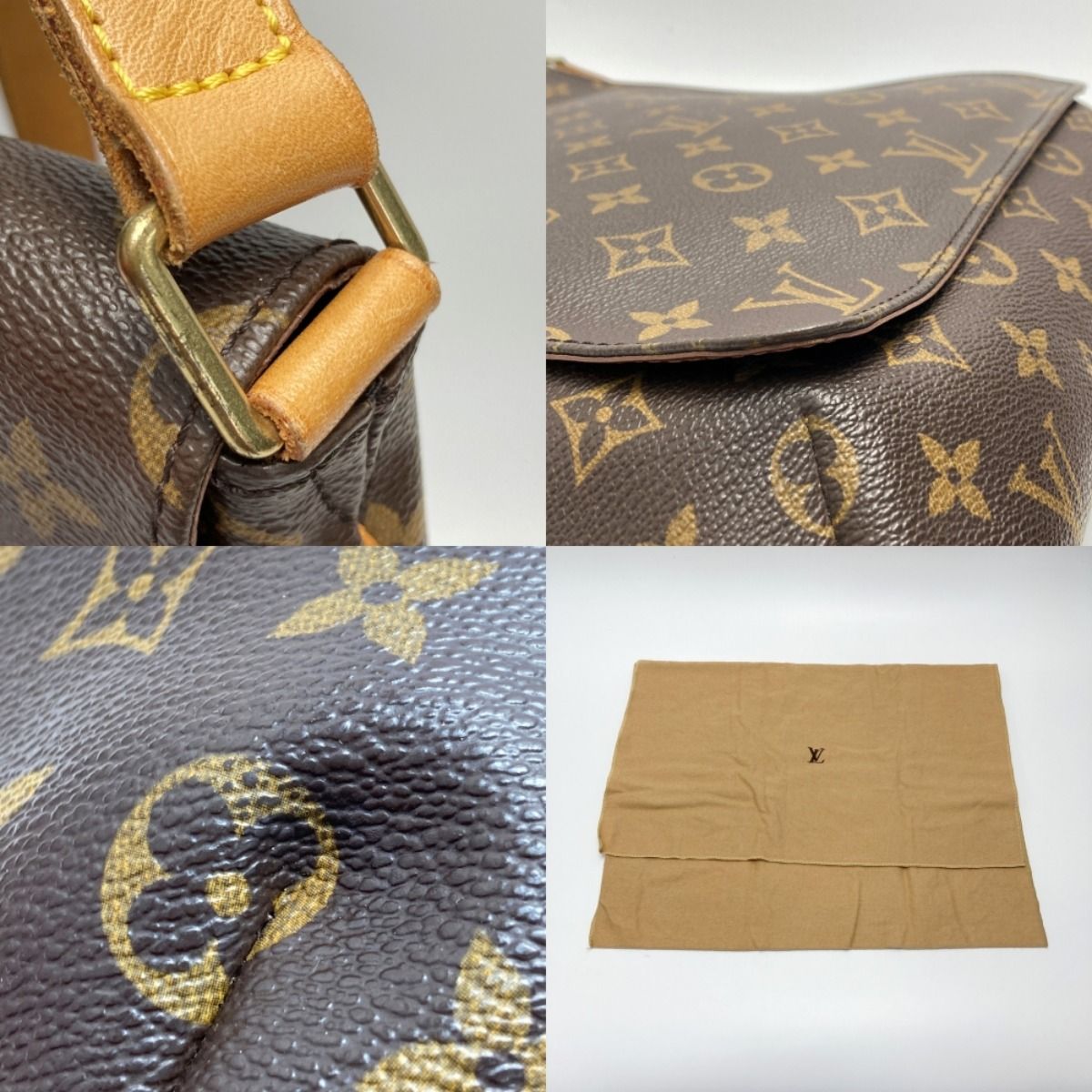 Louis Vuitton Monogram Musette M51256 Shoulder Bag with Cloth Bag