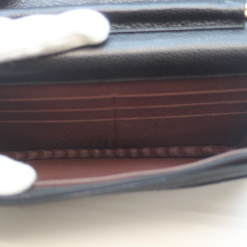 Chanel Ap0250 No 27 Black Caviar Ghardware Chain Wallet