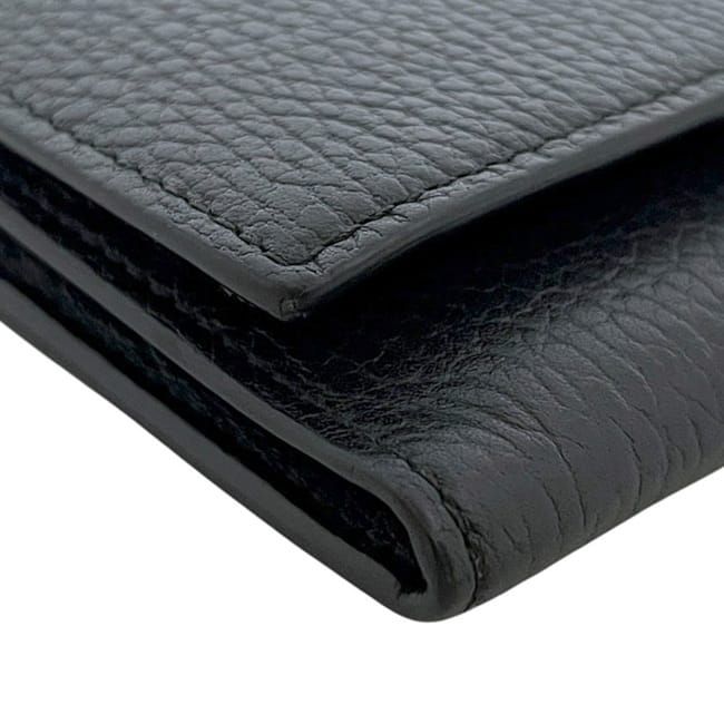 Gucci Bifold Long Wallet Black Interlocking 449279 Wallet