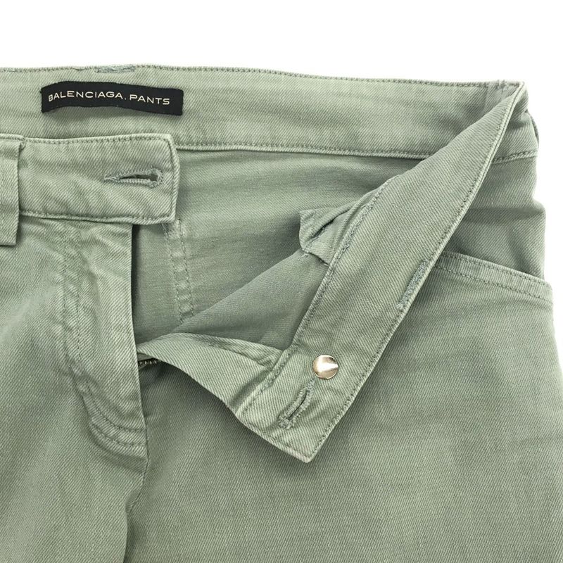 Balenciaga Stretch Skinny Denim Pants Greenish 36