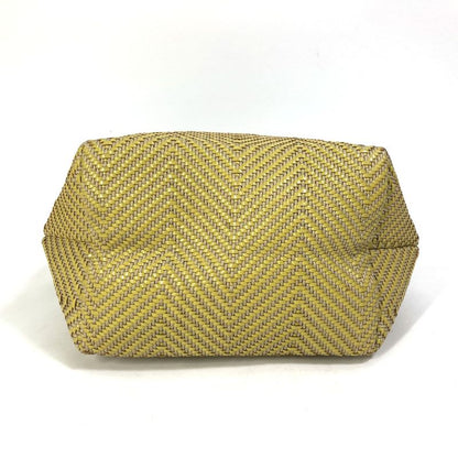 Hermes Tote Bag Cabas Chennai PM Leather Yellowish