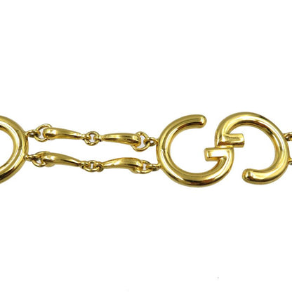 Gucci Belt Metal Gold 0115 Preowned
