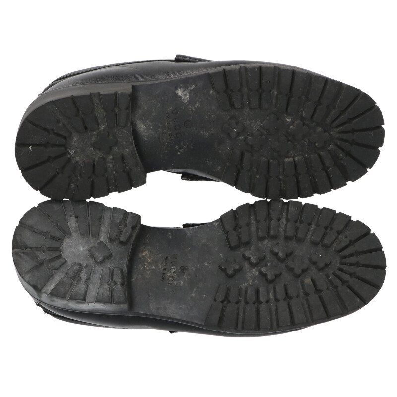 Gucci 46343 Leather Bit Loafer Men's 40.5