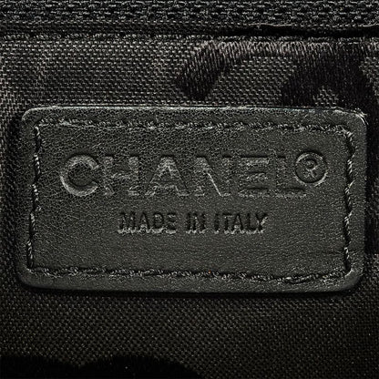 Chanel Chain Shoulder Bag Lambskin Black 7 Figures 6 Units Coco Mark
